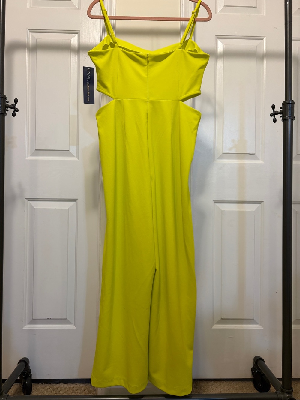 *New w/ tag* Rachel Rachel Roy Dress Jumpsuit. Size: XL. Color: Green Glow - Picture 4 of 7